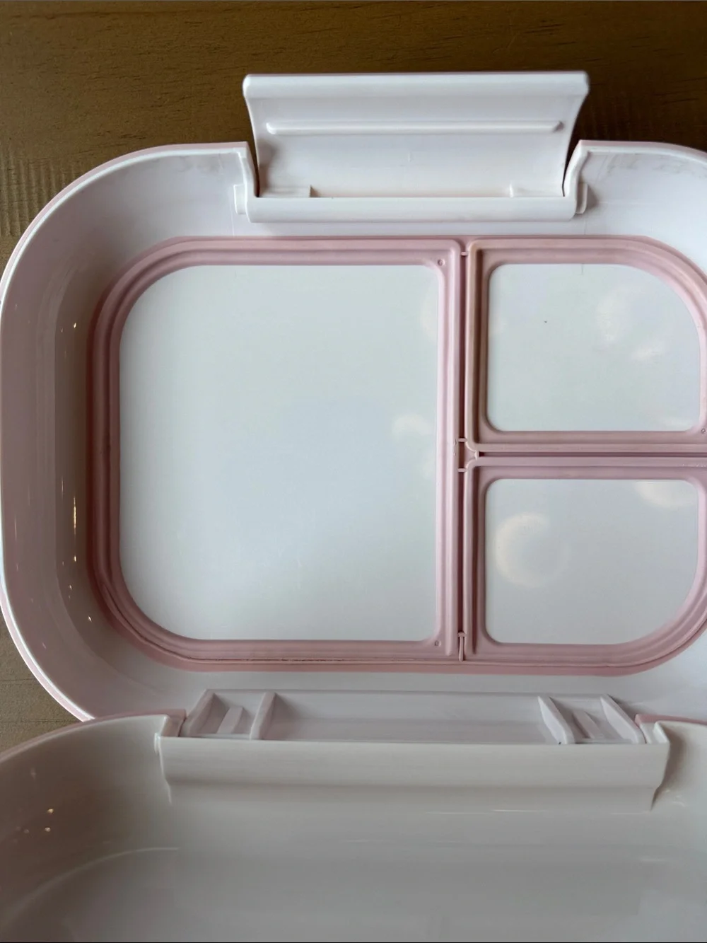 Minimalist White Bento Box Tray